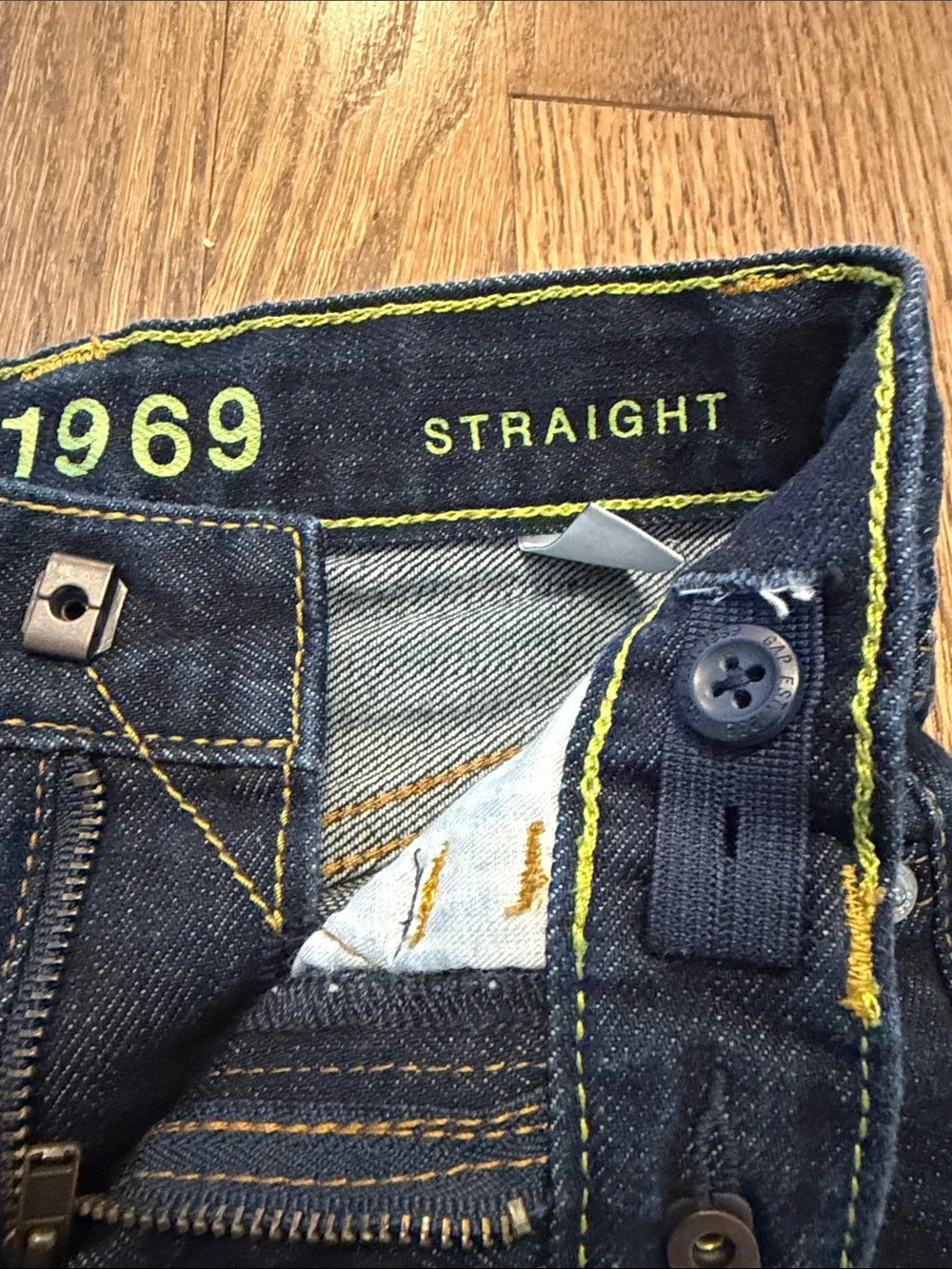 Toddler Boys GAP 1969 Straight Leg Jeans - Dark Wash